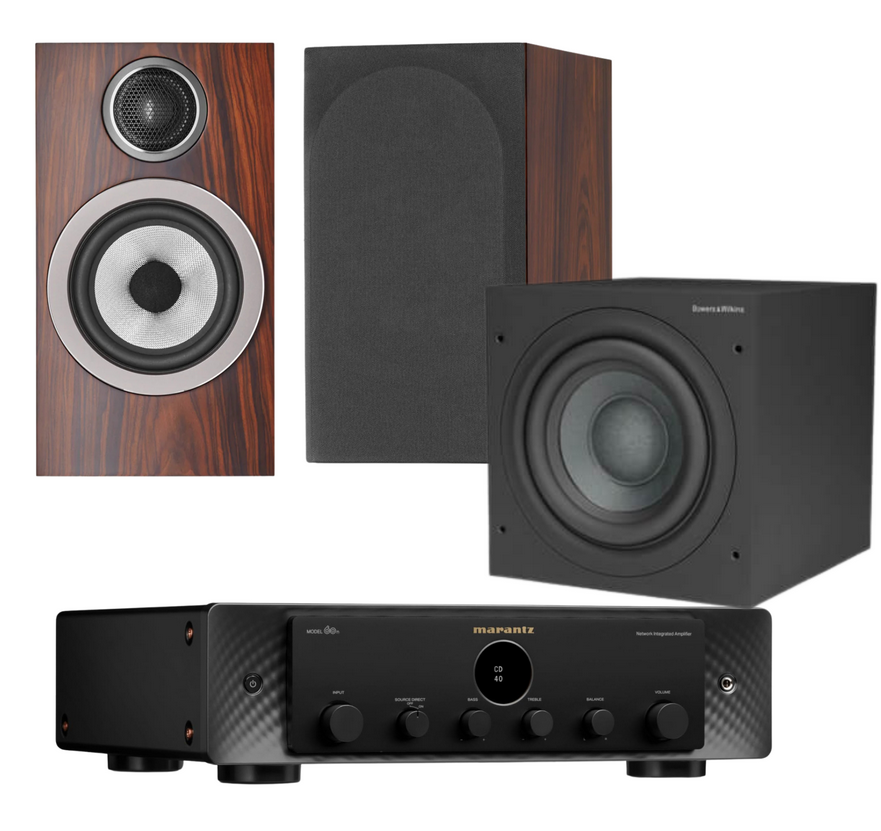 Marantz Model 60N + Bowers And Wilkins 707s3 + ASW608