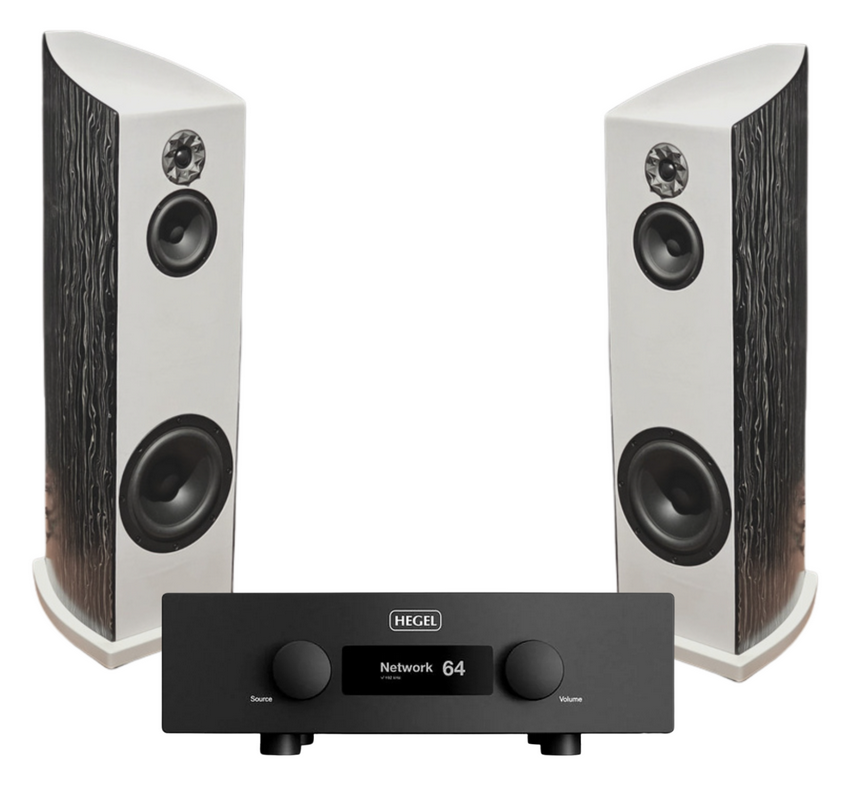 Hegel H400 + sideral Speakers Aries Three